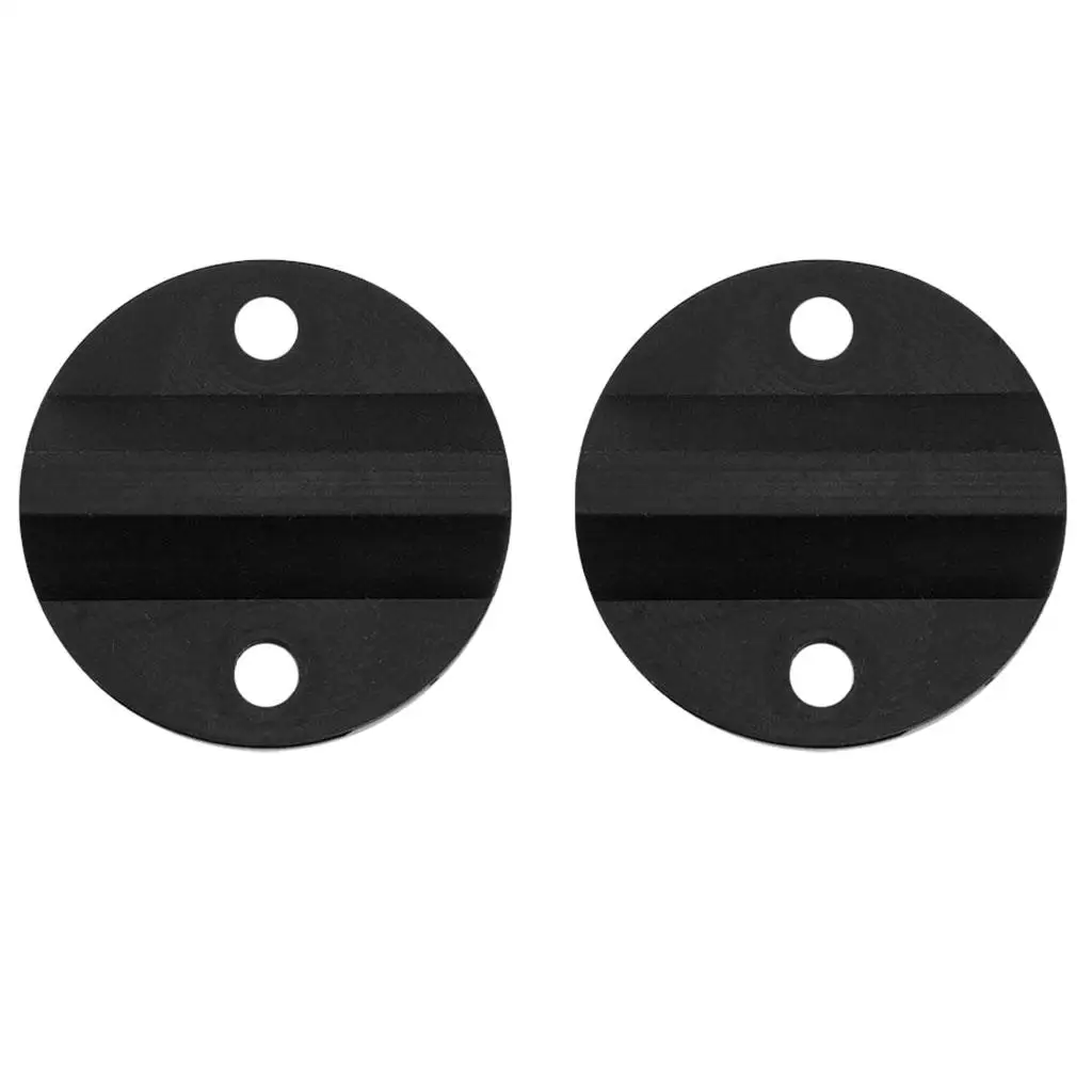 

2pcs Boat Fishing Rod Holder Fishing Pole Rack Rail Mount Round Rubber Gasket,