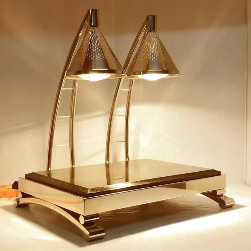 Electric food heating lamp 220V adjustable power buffet heater