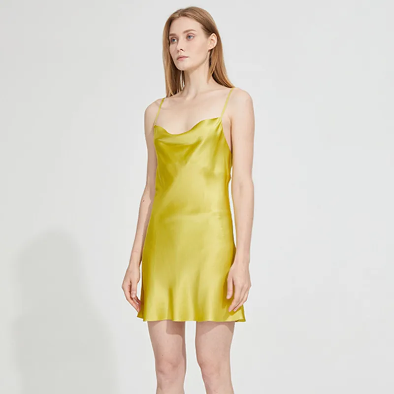 French Elegant Acetate satin Dresses Women Red Black artificial silk mini party Dress Ladies Christmas Dress Night Vestidos