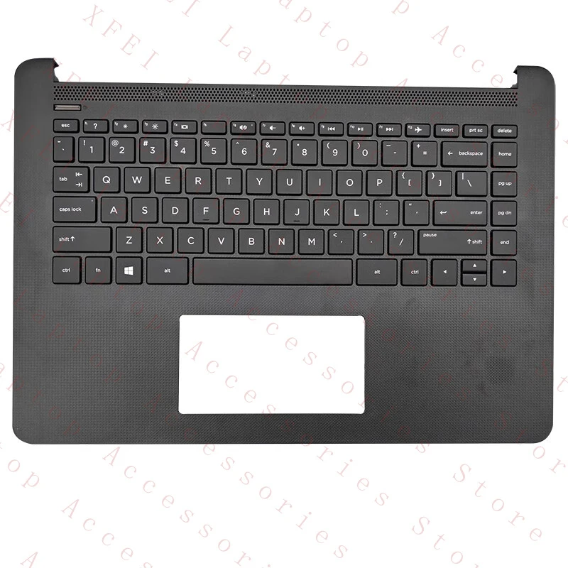 

Подставка для рук D Palmrest US с клавиатурой, черная, для HP 14-BP TPN-Q189