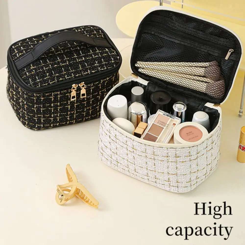 Draagbare Make-Up Tas Multi-Functionele Grote Capaciteit Cosmetica Opbergdoos Professionele Handgreep Opslag Organizer Badkamer