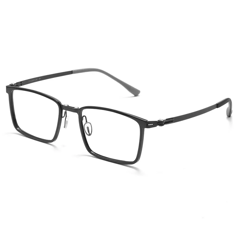 Okulary korekcyjne męskie z magnetycznymi oprawkami, ultralekkie okulary przeciwsłoneczne do krótkowzroczności, oprawki z aluminium i magnezu TR, anty-ultrafioletowe, polaryzacyjne.