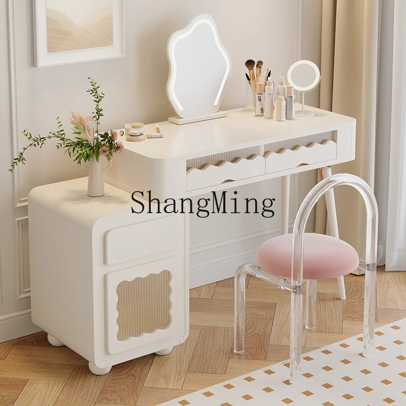 

SM cream-style small apartment dresser, bedroom simple modern dressing table, master bedroom chest of drawers