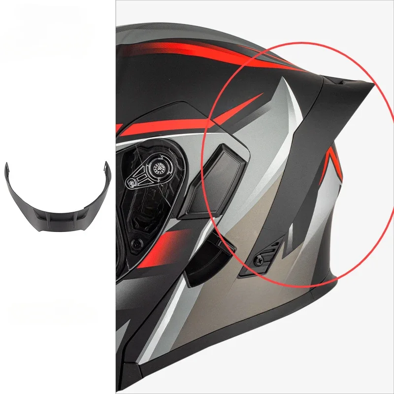 The Helmet's Large Tail Fin Was Modified To 955/960 Helmet with Spoiler Tail Transparent Helmet