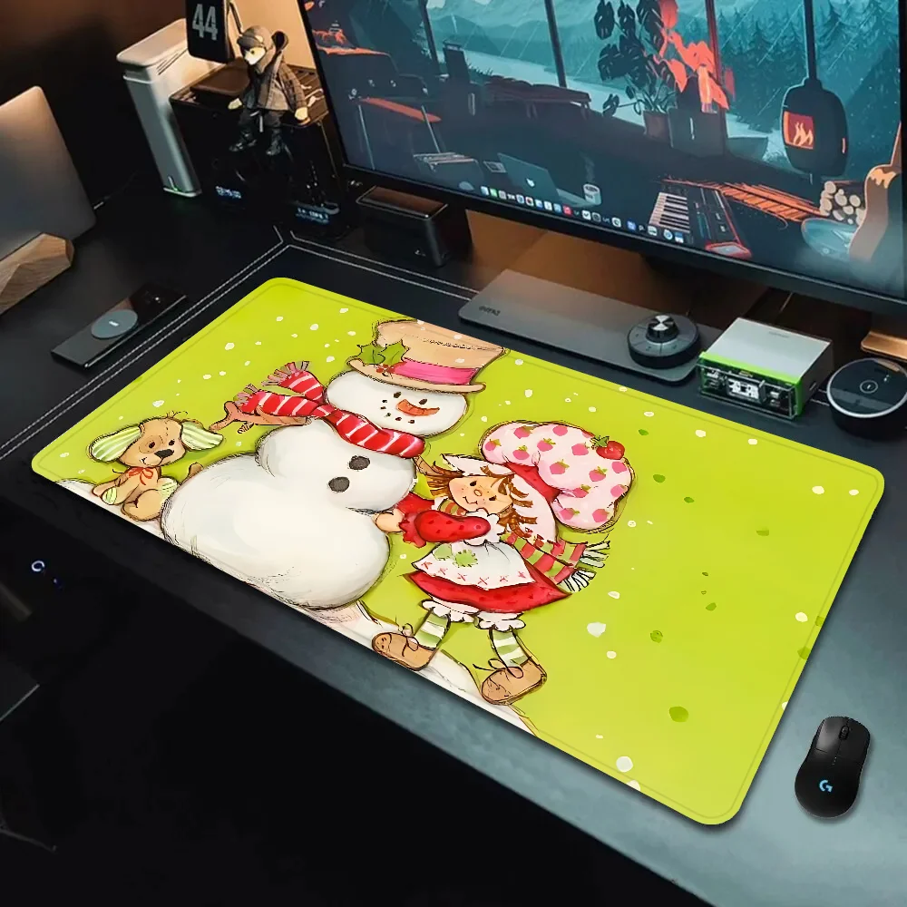 Cartoon-S-Strawberry-S-Shortcake Mousepad Mousepad New Arrivals Large Gaming Mousepad L XL XXL Gamer Mouse Pad Size For Keyboard