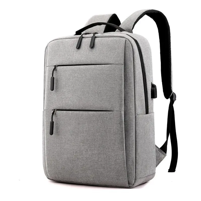 Picture 4: Lightweight waterproof nylon fabric men's backpack with multiple pockets, 15.6-inch computer storage, women's travel backpack