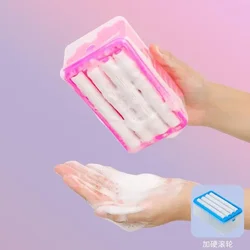 New Hand Free Scrubbing Soap Box Multifunctional Bubble Box Household Automatic Soap Drain Roller Laundry Soap Drainage Type