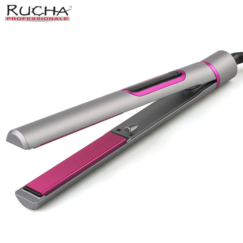 2 In 1 Hair Straightener and Curler Professional Hair Flat Iron Dual Voltage