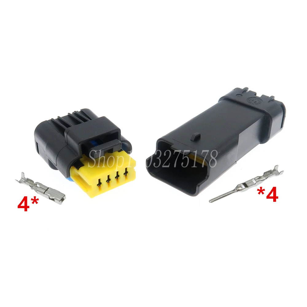 1 Set 4 Pin 211PC042S4021 211PL042S0011 Car Reversing Camera Wire Plug Auto Taillight Cable Connector for Peugeot Citroen