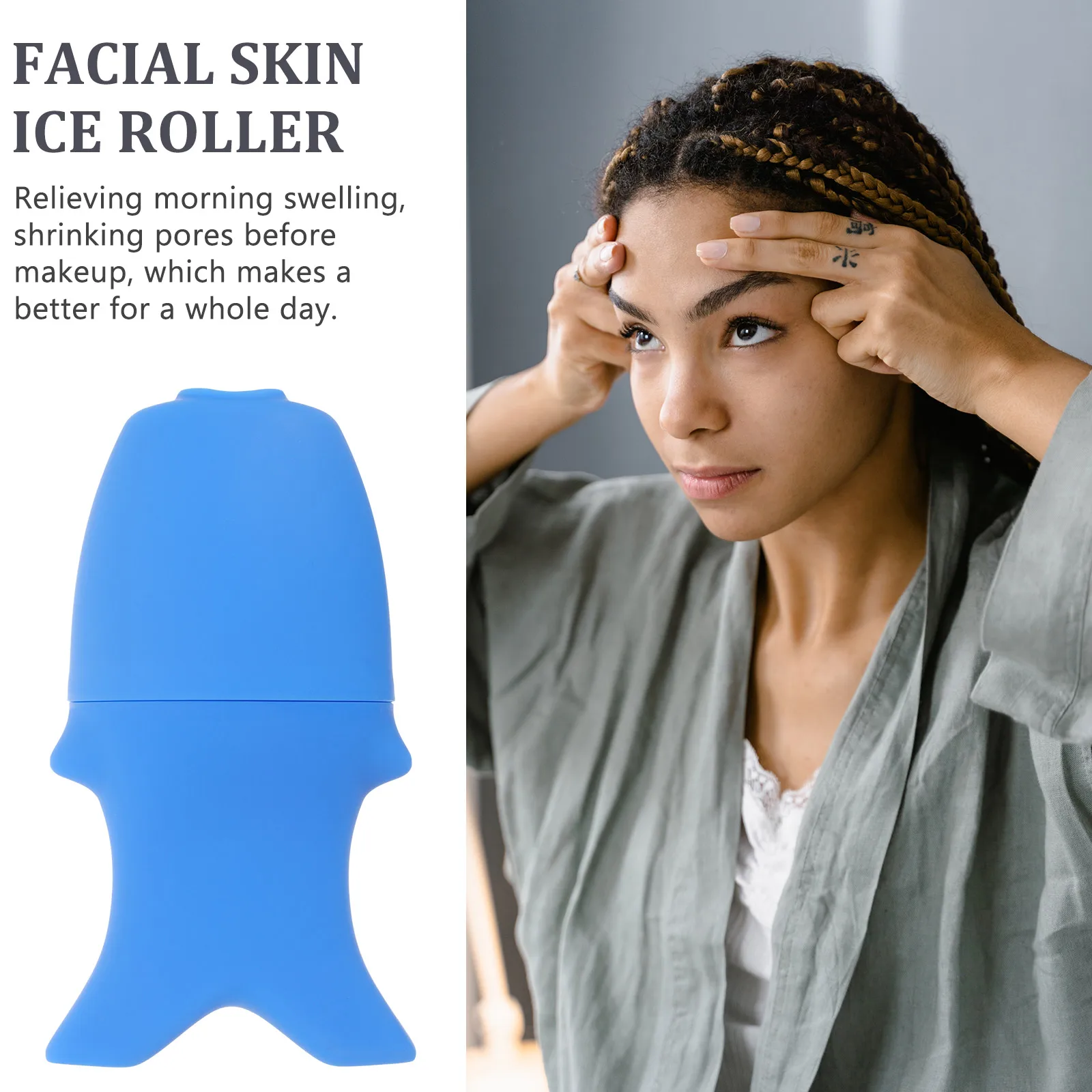 

Silicone Reusable Massager For Eye Dark Circle Relief Swelling Reduction Pores Care Tool Reusable Face Facial