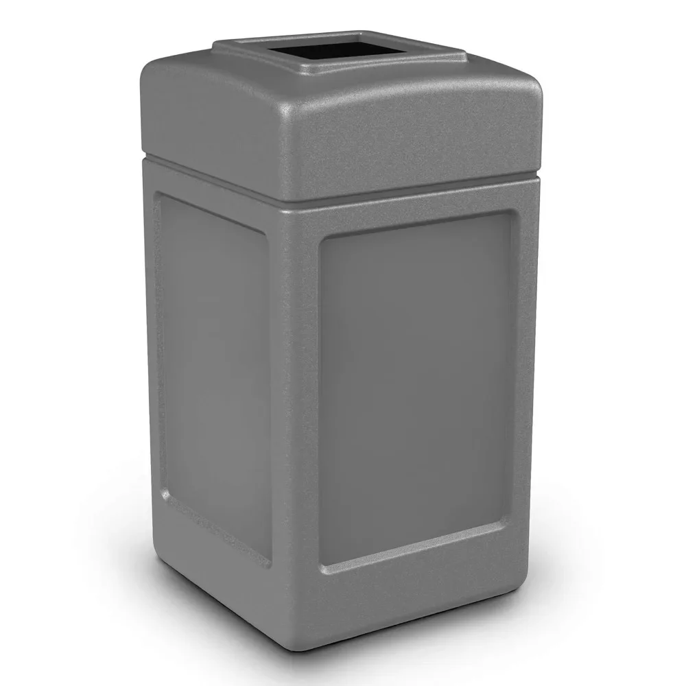 

Products 732103 Square Waste Container,Gray,42 gal,lon