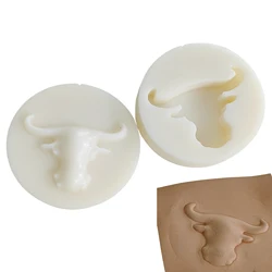 DIY handmade leather molding mold cow head molding vegetable tanned leather bull head molding mold