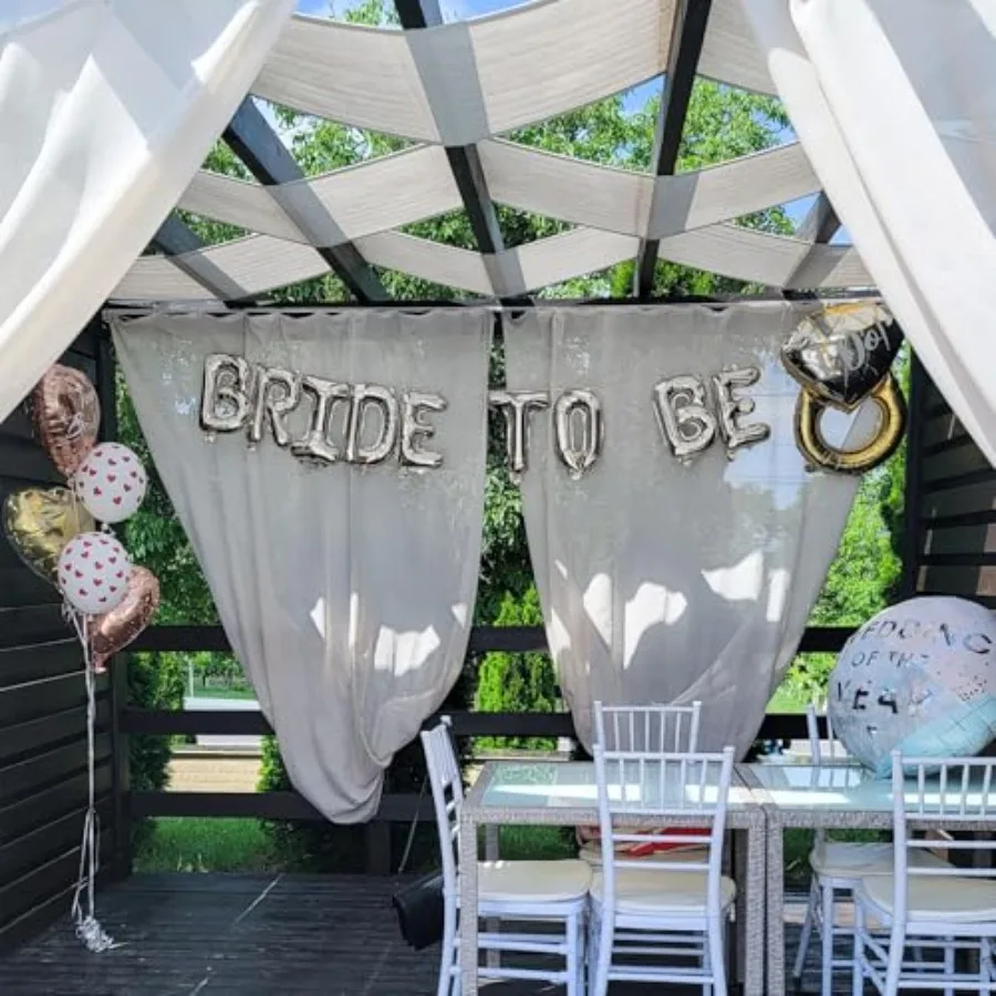 53 قطعة بالونات حروف AZ مع علامة 16 بوصة مايلر احباط بالون رسائل مجموعة للعروس الزفاف أعياد الميلاد الذكرى السنوية التخرج #2