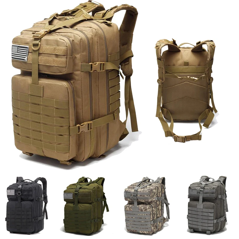 

Large Capacity 3P Outdoor Shoulder Backpack Tactical Gear Molle Bag Camouflage Backpack Camping Hiking Backpacks