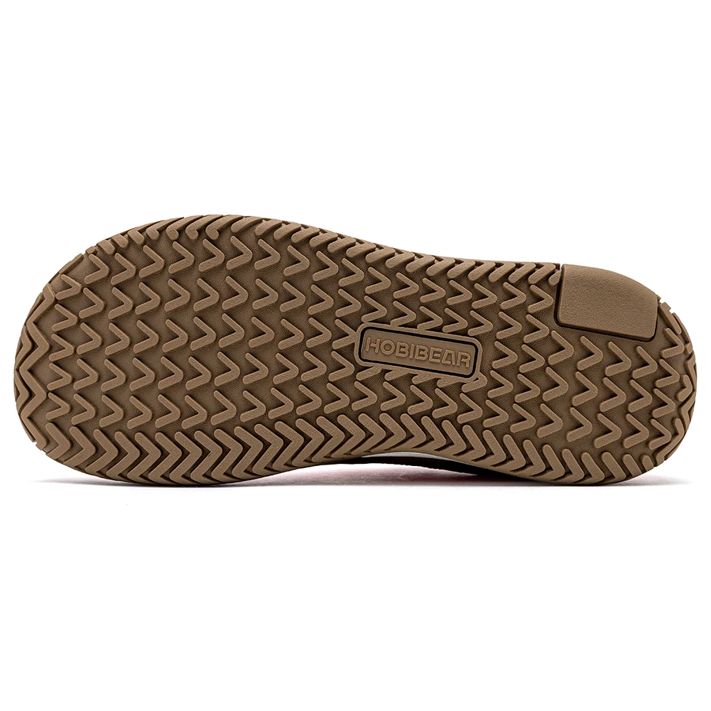 HOBIBEAR Schuhe mit breiter Zehenbox für Männer und Frauen, lässige Schnürschuhe zum Gehen, atmungsaktiv, bequem, leicht, rutschfest. – Detail 10