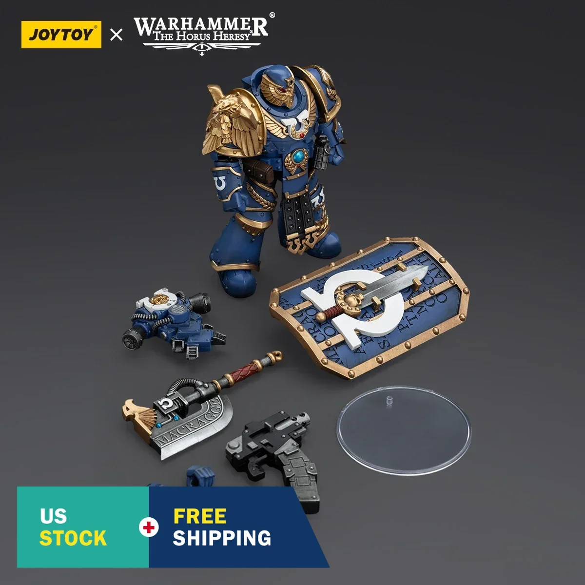 

Фигурка HiPlay JOYTOY Warhammer: Ультрамарини из Хорусской еретической армии, Отряд Инвиктариус, Сузерейн, масштаб 1:18