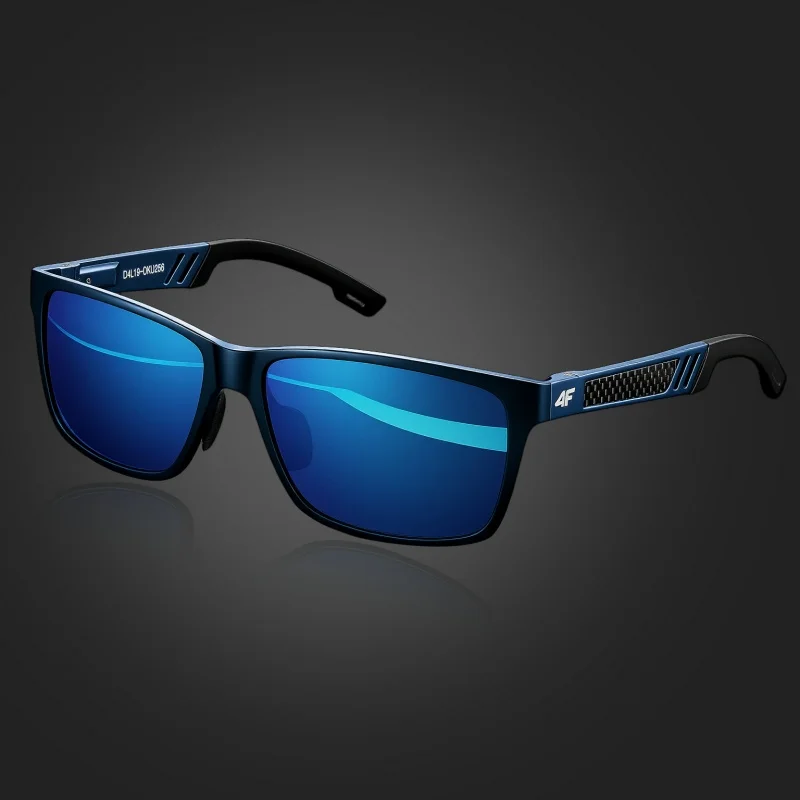 Óculos de sol masculinos de marca de alta qualidade em alumínio e magnésio, com lentes polarizadas, estilo vintage, acessórios para óculos de sol para homens.