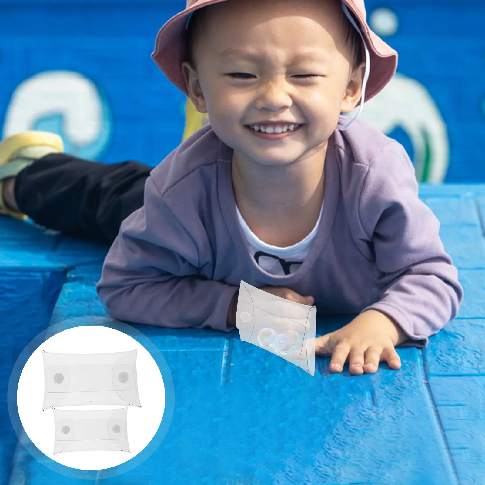 

8Pcs Transparent PVC Storage Bag Keychain Pouch Portable Coin Purse Small Makeup Organizer Clear Travel Organizer