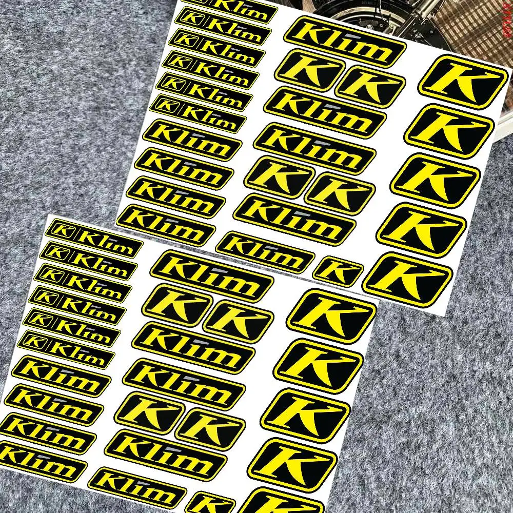 Motorcycle riding gear K-Klim  Decal Set High Quality Printed and Cut Stickers Motorcycle Sticker view 2
