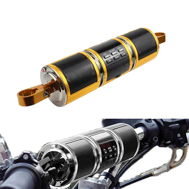 

Мотоаксессуары Motorefit: Горячая распродажа! Водонепроницаемая аудиосистема MP3 для мотоциклов, алюминиевый сплав, гарантия 1 год.