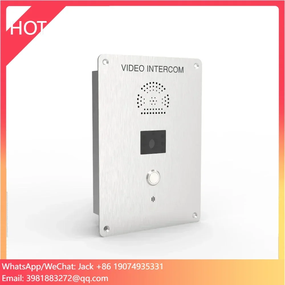 IP/4G video intercom with HD camera suitable for subway, carriage, and cleanroom video telephony