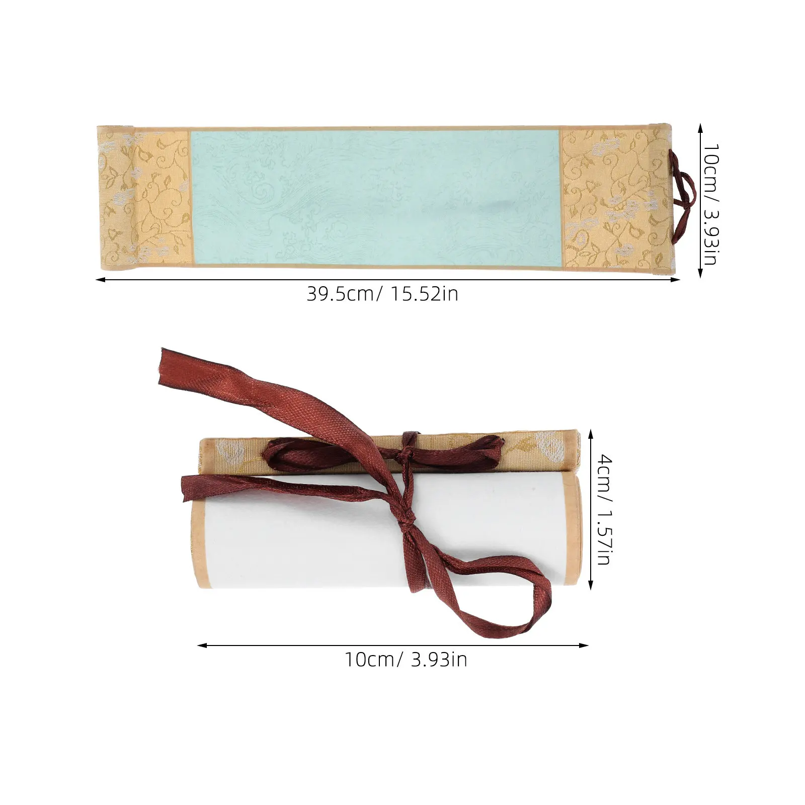 Chinese Xuan Paper Art Wall Scroll Blank Hanging Scroll for Calligraphy Painting Ceremony Wedding Invitations Signatures Ink
