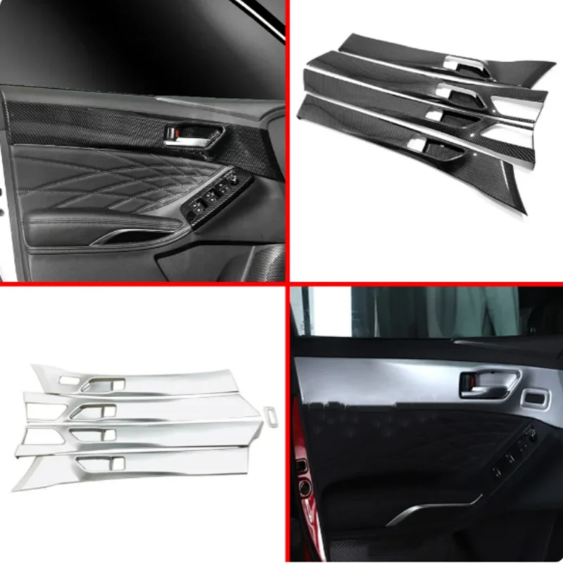 

For Toyota Avalon XX50 2019 2020 2021 2022 Car Styling Cover Detector ABS Matte Inner Door Bowl Trim Strip Armrest Handrail