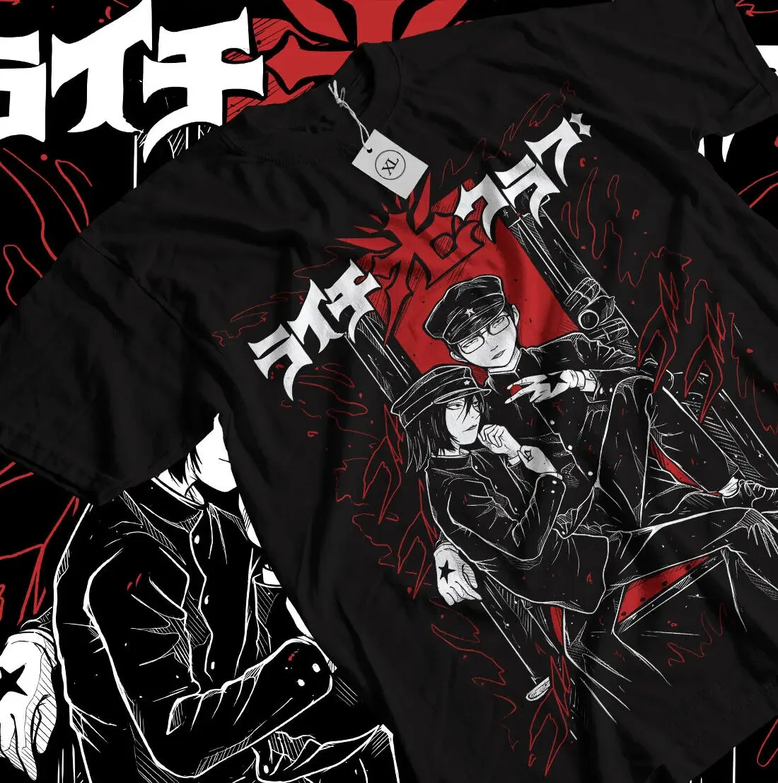 Litchi Hikari Club T-shirt Uehiro Maruo Horror Anime Manga Gift Shirt All Size