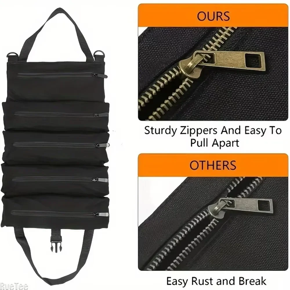 

Набор инструментов рулонного типа, многофункциональная сумка для электрика, органайзер для ручных инструментов, отвертка, большая вместительная сумка для инструментов