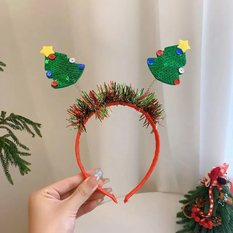 A3PB Elastic Christmas Pristband Pristmap Children Hoop Hoop Creative Pattern Headgear