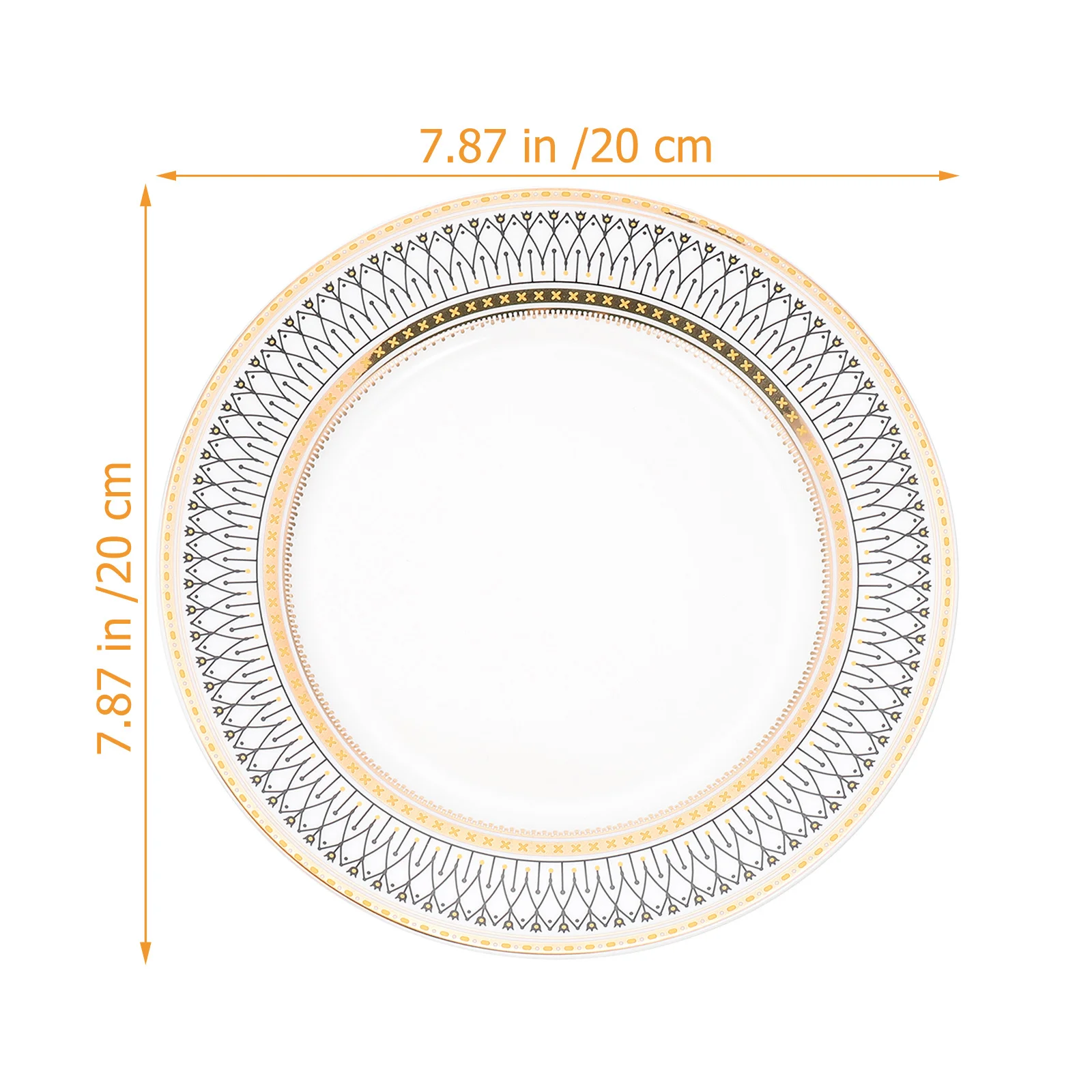 

Decorative Dessert Plate Multi-Function Serving Plate Exquisite Design Handy Long-Time Use Perfect Gift Friends