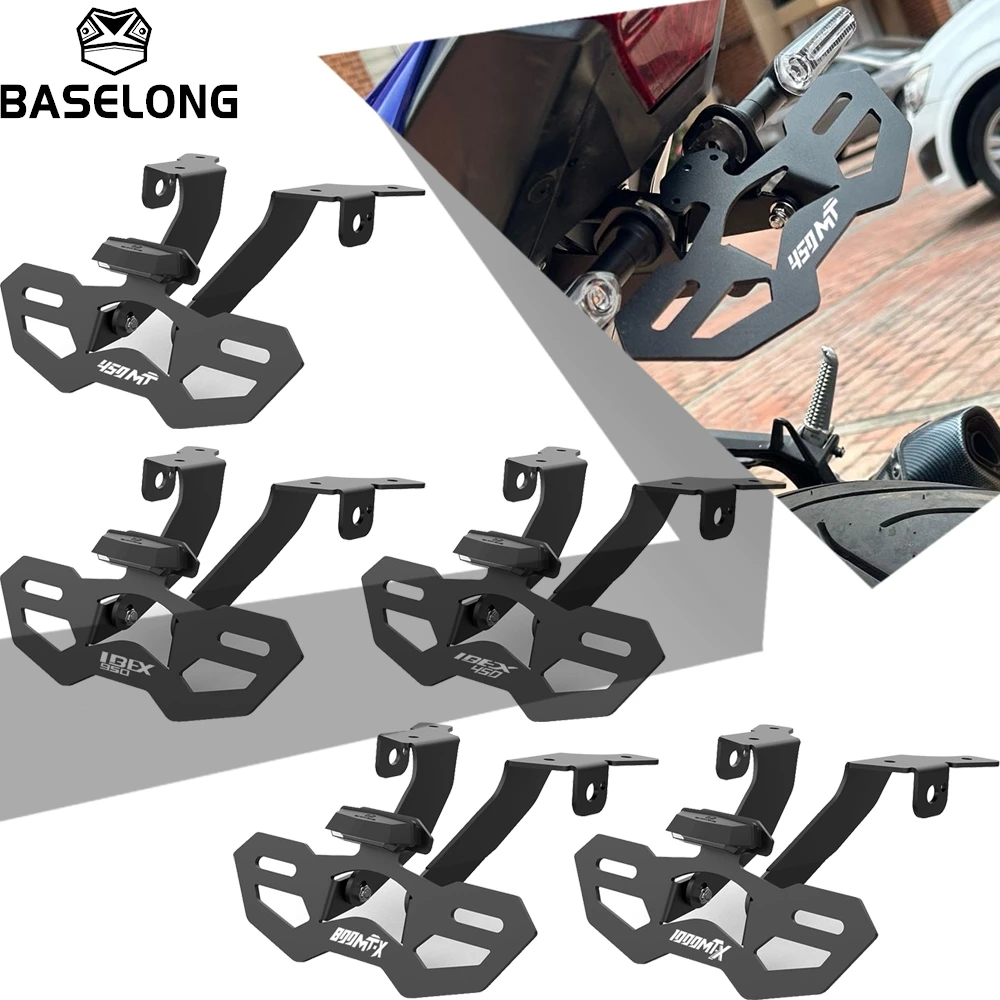License Plate Holder Support Rear Fender Eliminator Bracket Kit For CFMOTO 450MT IBEX 450 950 800MT-X 800 MT-X Rally 1000MT-X