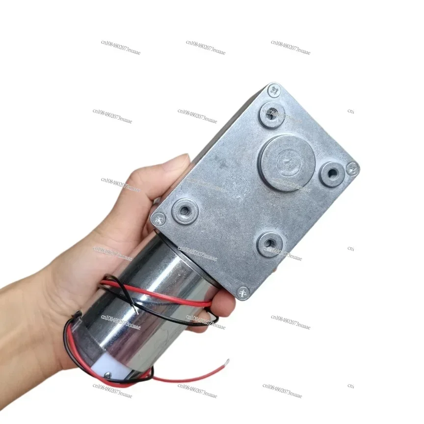 Large Torque Square Gearbox with Self-locking Motor Motor Worm Gear 12v 24v 600JSX -4468