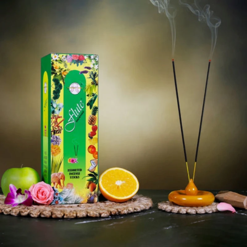 25Boxes About 200Pcs Incense Stick Mixed Scents Authentic Indian Incense Premium Multiple Flavors Mixed（Without Holder）