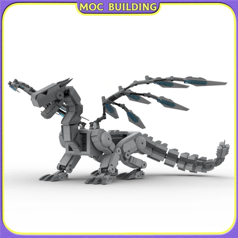 Building Block Mecha Dragon Brick Model Assembly Educational Creative Puzzle Animal Model Splicing Children's Toys Xmas Gift