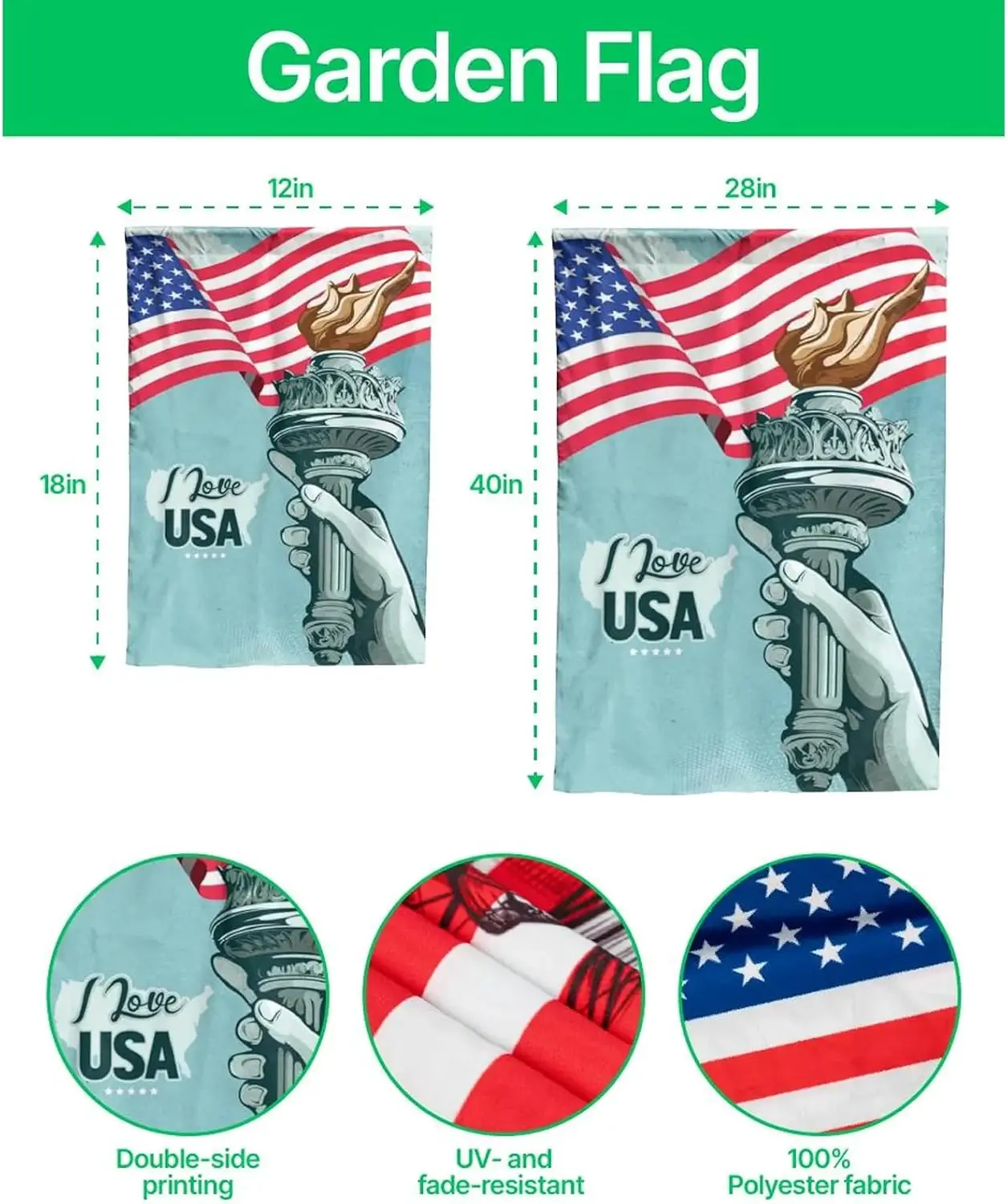 Personalized 250th Anniversary Garden Flag 1776–2026, Custom Family Name Patriotic Yard Flags with Eagle & Liberty Bell, MMZ