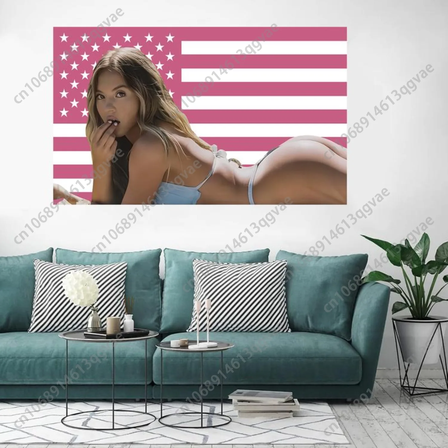 سيدني ستار سويني أعلام الحائط نسيج الجدار الشنق كلية النوم جدار ديكور فني للمنزل لغرفة النوم تصميم ديكور مخصص