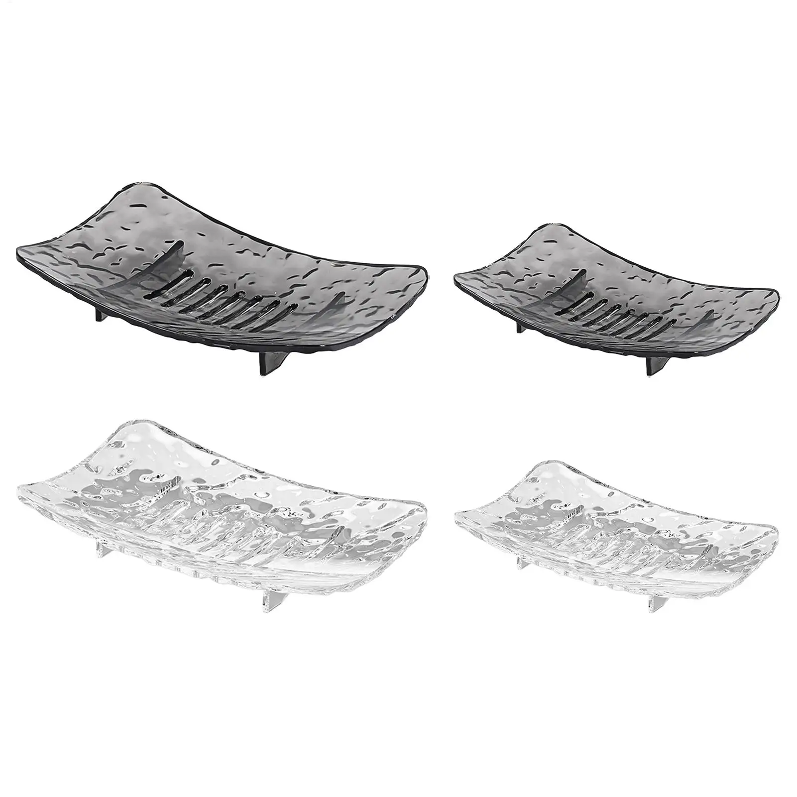 Bathroom Soap Dishes No-Drill Soap Holder Household Bathroom Drain Soap Tray Bathroom Accessories For Dormitory Countertop