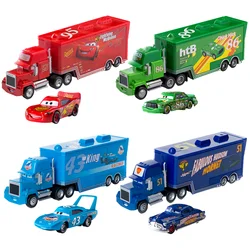 Disney Pixar Cars Racing 2 3 Toy Lightning McQueen Storm Mater Chick Hicks 43KING RACING Alloy Metal Model Car Children Gift