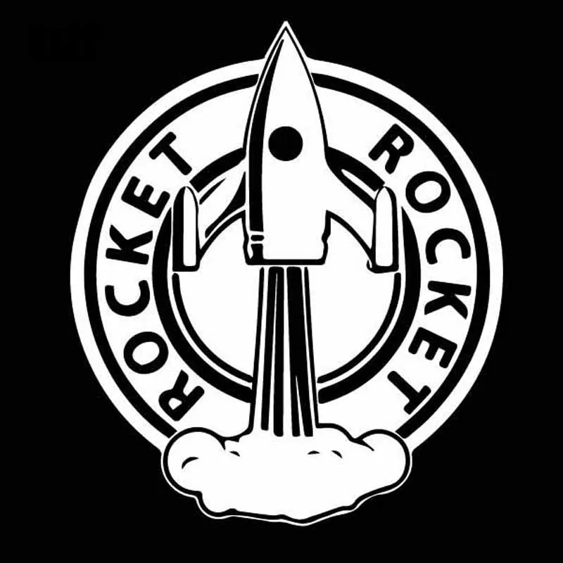 الإبهار إطلاق الصواريخ ، الشارات رائعة ، نافذة السيارة الديكور ، شخصية الشارات البلاستيكية مقاوم للماء ، أسود/أبيض ، 19 سنتيمتر * 16 سنتيمتر