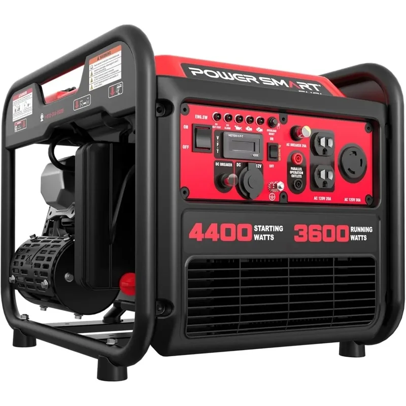 

4400-Watt Portable Inverter Generator with CO Protection and RV Compatibility