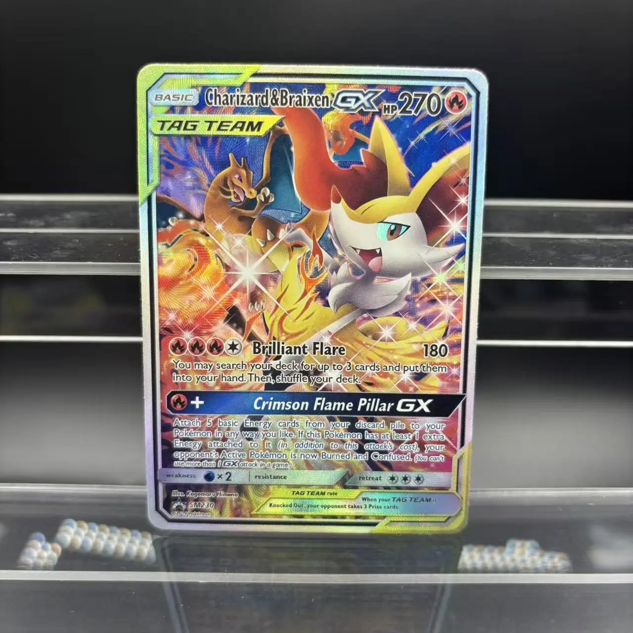 لتقوم بها بنفسك PTCG جمع بطاقات Zekrom Umbreon Espeon Mewtwo GX EN بطاقة واحدة ذاتية الصنع لعبة كلاسيكية أنيمي بطاقة هدية لعبة