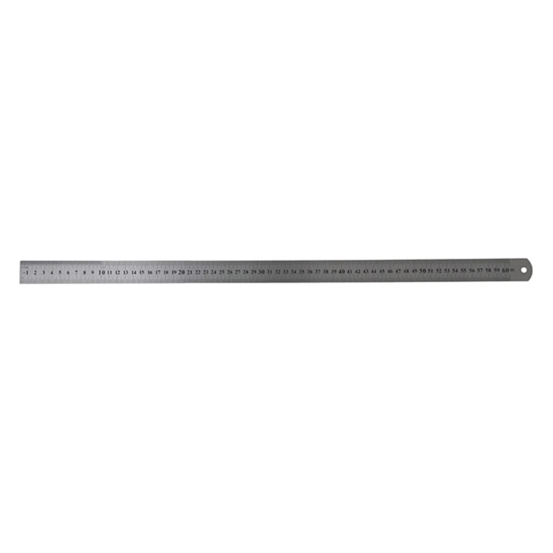 60Cm Stainless Metal Measuring Straight Ruler