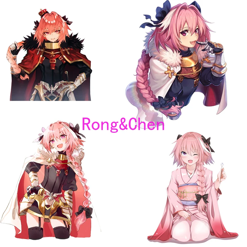 Rongchen Trading Car Sticker Astolfo Pink Peek Decal Windows Occlusion Scratch Cartoon Personality Bumper Vinyl Decoration PVC