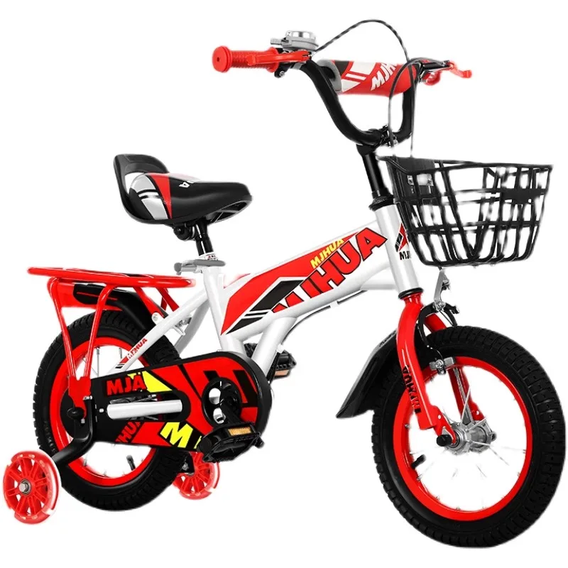 Children Bicycle Boys 2-3-4-5-6-7-8-9-10 Years Old Small Pedal Middle and Large Child Baby Bike 12-20 inch