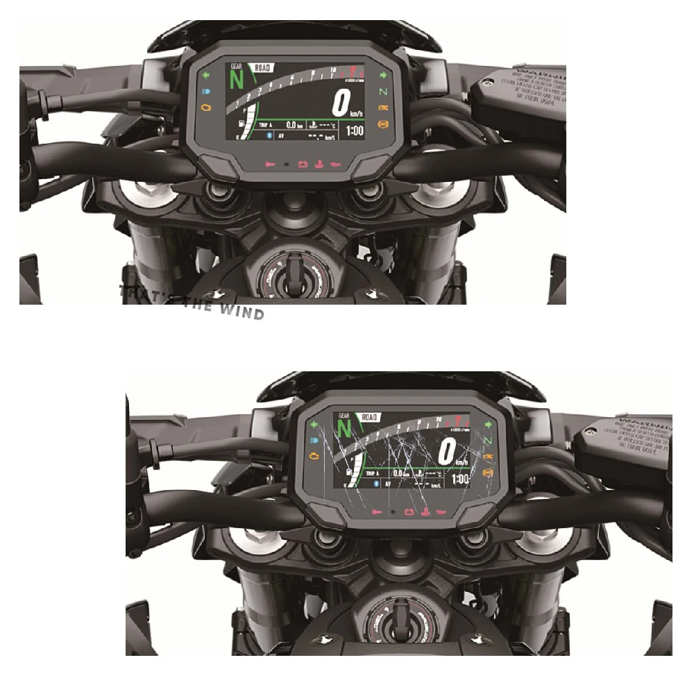 Dla Kawasaki Z900 ABS 2021 2020 motocykl Scratch Cluster ochrona Instrument Film ekran Dashboard