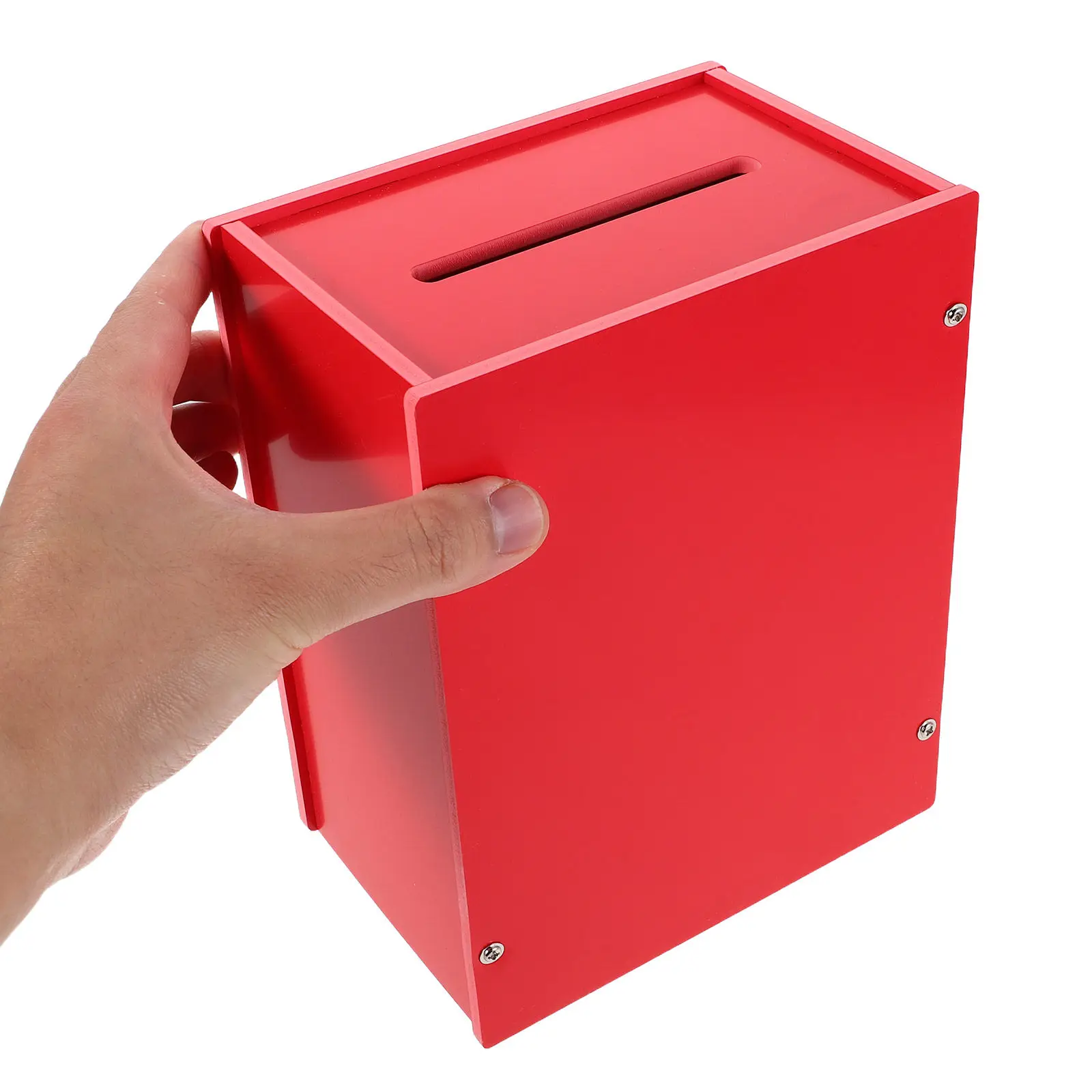 Boîte à suggestions en PVC, urne de dons verrouillable, collecte de fonds caritatifs, vote, murale ou sur pied pour bureau
