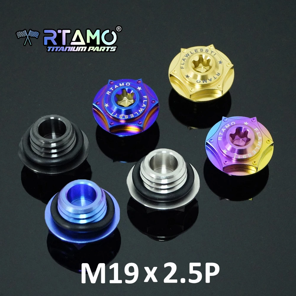 

RTAMO M19x2.5p Titanium Engine Oil Bolt Oil Plug Highstrength Lightweight