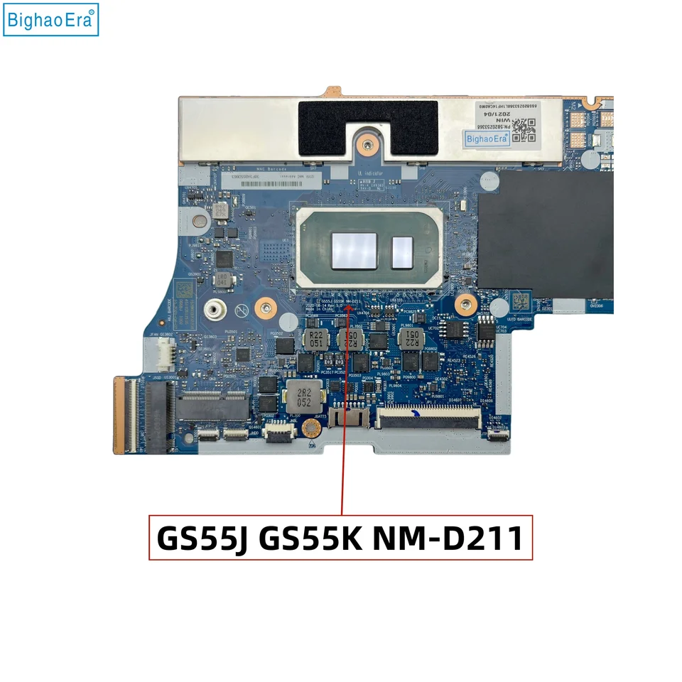 GS55J GS55K NM-D211 For Lenovo IdeaPad 5-15ITL05 Laptop