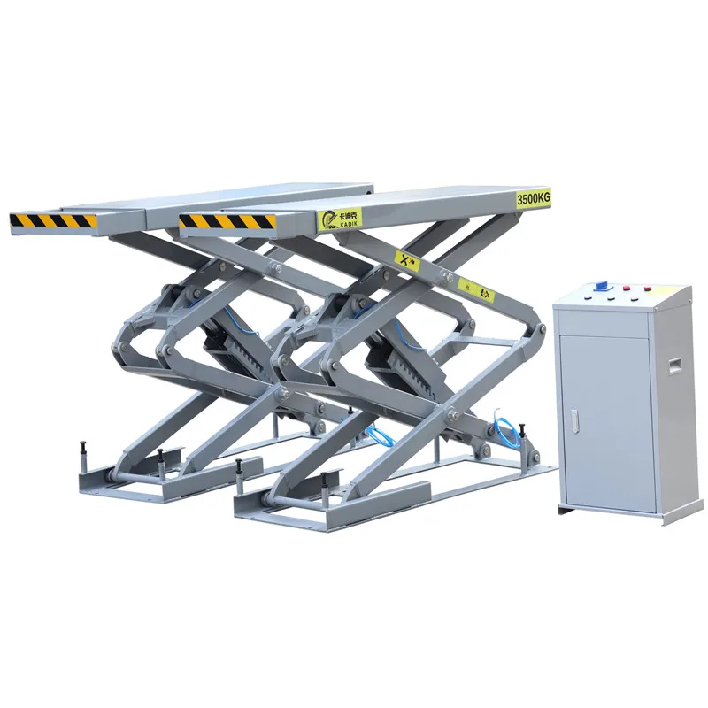 

Garage Hydraulic Scissor Lift Hydraulic Jack/ Scissor Car Lift Bridge 4 Ton / High Rise Scissor Auto Car Lift 220v